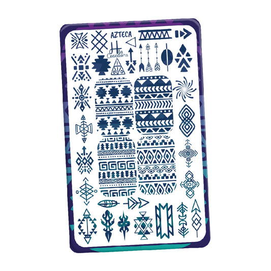 Placa de Stamping Azteca - Tiny