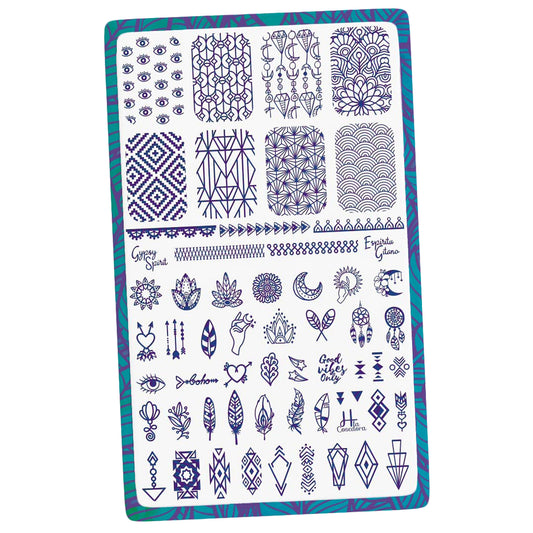Placa de Stamping Espíritu Gitano