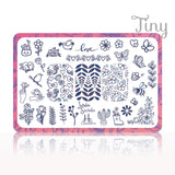 Placa de Stamping Jardín Secreto - Tiny Placa de Stamping Jardín Secreto - Tiny