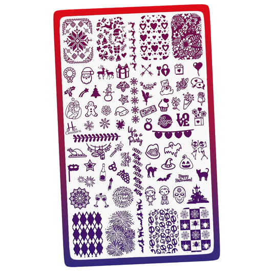 Placa de Stamping Celebraciones 1