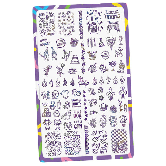 Placa de Stamping Celebraciones 2