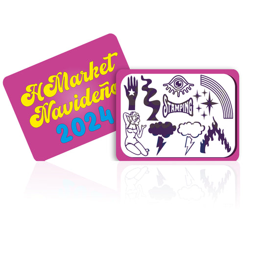 Mini Placa Hmarket Navideño 2024