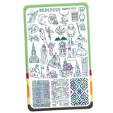 Placa de Stamping Buenas, Veci! - Tiny Placa de Stamping Buenas, Veci! - Tiny