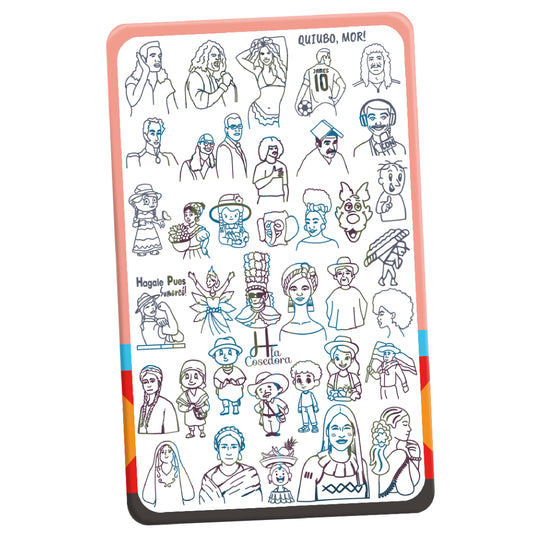 Placa de Stamping Quiubo Mor! - Tiny