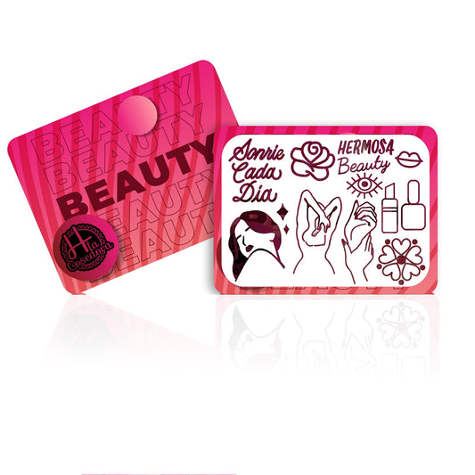 Mini Placa Stamping Beauty Fest