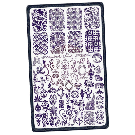 Placa de Stamping Art Nouveau 2