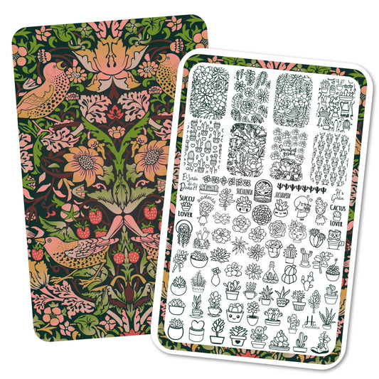 El Jardín de doña H - hlacosedora - Placa Stamping - Esmalte Stamping - Kit Stamping - cuidado manos - cuidado uñas