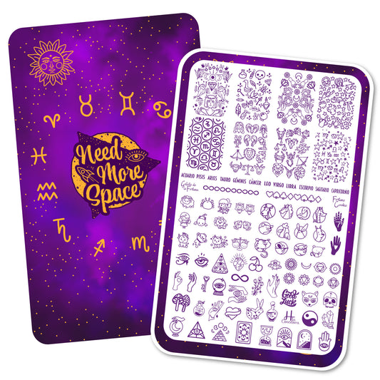 Galleta de la Fortuna - hlacosedora - Placa Stamping - Esmalte Stamping - Kit Stamping - cuidado manos - cuidado uñas