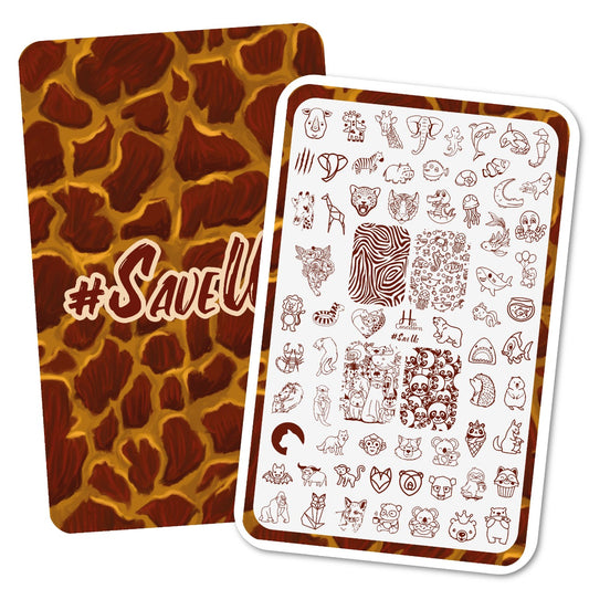 Save Us - hlacosedora - Placa Stamping - Esmalte Stamping - Kit Stamping - cuidado manos - cuidado uñas