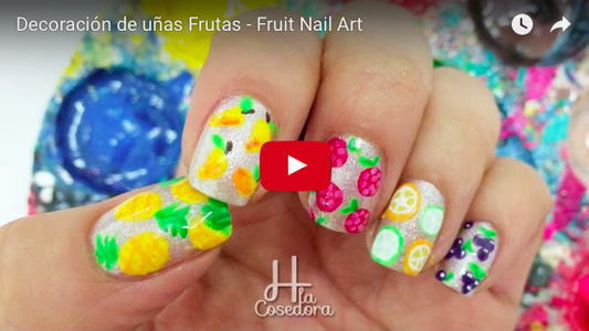 Decoración de uñas Frutas