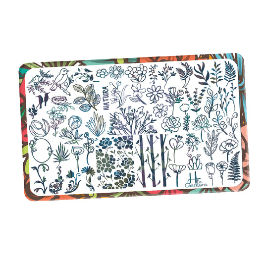 Placa de Stamping Natura - Tiny