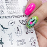 Mujeres Creativas - hlacosedora - Placa Stamping - Esmalte Stamping - Kit Stamping