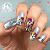 Mujeres Soñadoras - hlacosedora - Placa Stamping - Esmalte Stamping - Kit Stamping