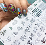 Mujeres Soñadoras - hlacosedora - Placa Stamping - Esmalte Stamping - Kit Stamping