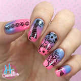 Mujeres Creativas - hlacosedora - Placa Stamping - Esmalte Stamping - Kit Stamping