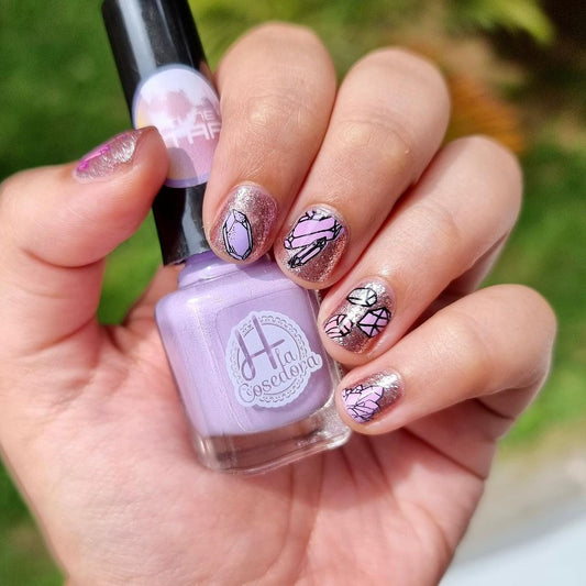 Esmalte Stamping Lila Pastel - Neptune´s Star