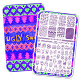 Ugly Sweater - hlacosedora - Placa Stamping - Esmalte Stamping - Kit Stamping - cuidado manos - cuidado uñas