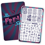 The Freak Show - hlacosedora - Placa Stamping - Esmalte Stamping - Kit Stamping - cuidado manos - cuidado uñas