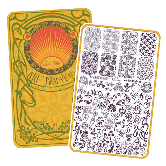 Placa de Stamping Art Nouveau