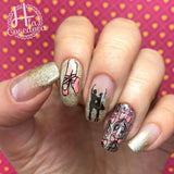 Mujeres Creativas - hlacosedora - Placa Stamping - Esmalte Stamping - Kit Stamping