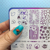 Mujeres Empoderadas - hlacosedora - Placa Stamping - Esmalte Stamping - Kit Stamping