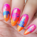India - hlacosedora - Placa Stamping - Esmalte Stamping - Kit Stamping